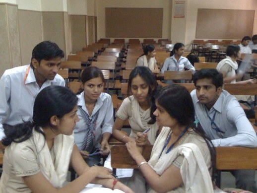STUDENTS PARTICIPATING IN "BUILDING ENTREPRENEURIAL SKILLS" PROGRAM ABES, GHAZIABAD.